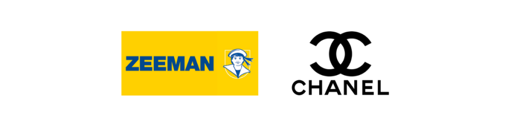 zeeman en chanel logo